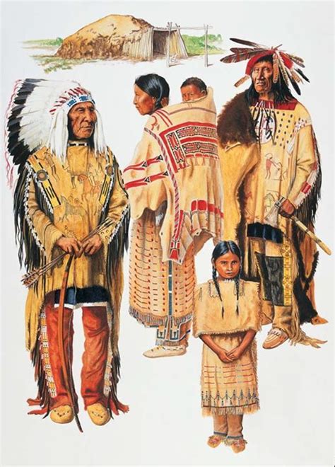 1teton Sioux Manc1850 2teton Sioux Woman And Childc1830 3