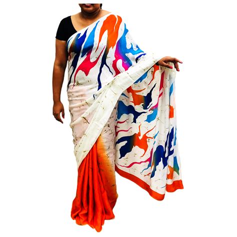 Batik Silk Saree Lakarcade