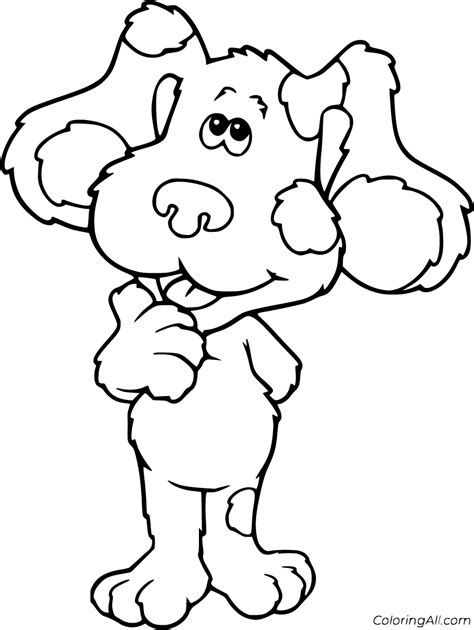 Blues Clues Coloring Pages 60 Free Printables Coloringall