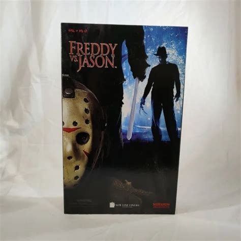 Sideshow Toys Freddy Vs Jason 2003 12 Jason Voorhees Doll Rare 14650