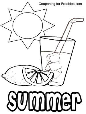 Included are plain coloring sheets for toddlers and coloring sheets with handwriting practice in manuscript and cursive for those who need to practice their writing. FREE Summer Coloring Page! - Couponing for Freebies ...
