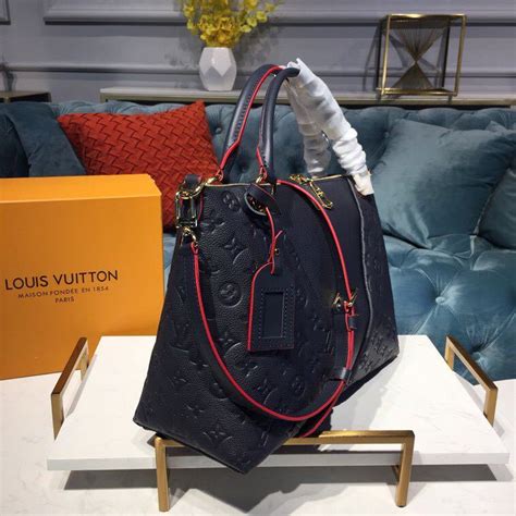 Louis Vuitton V Tote Mm Bag Monogram Empreinte Canvas Springsummer