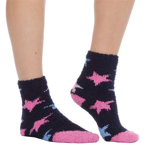 Ladies Womens Pyjama Pajama Pj Set Top Bottoms Fleece Fluffy Socks