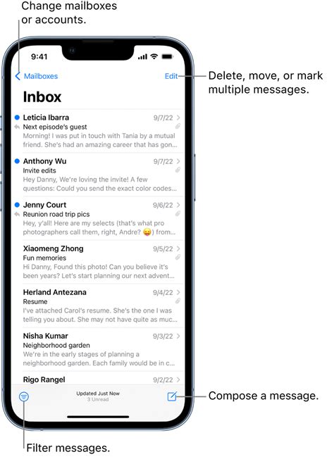 Check Your Email In Mail On Iphone Apple Support