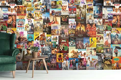 Movie Posters Removable Wallpaper Traditional Wallcovering Peel And