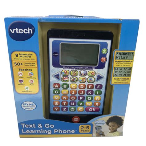 Vtech Abc Text And Go Phone Learning Educational Toy New Nib Ebay