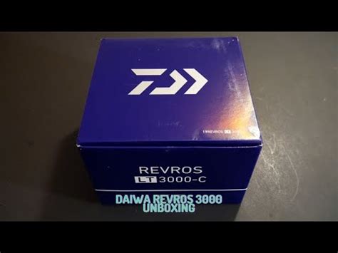 Daiwa Revros Unboxing Youtube