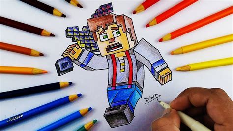 Minecraft Story Mode Drawings At Explore