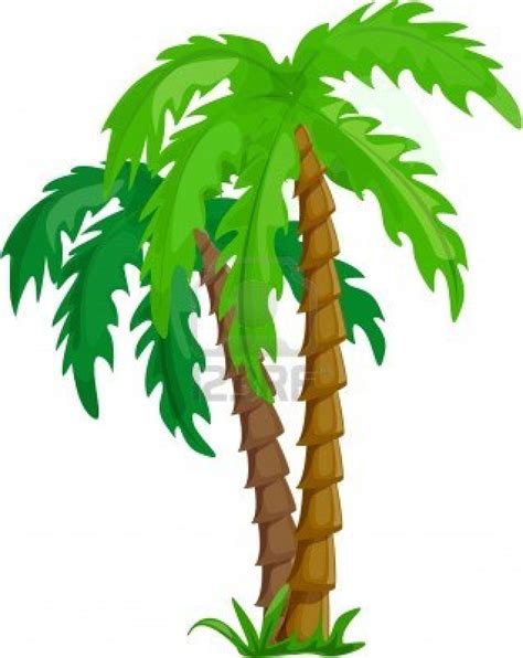 Cartoon Palm Tree Clip Art Free