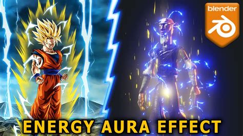 How I Made Dragon Ball Ssj Aura Effect In Blender And You Can Too