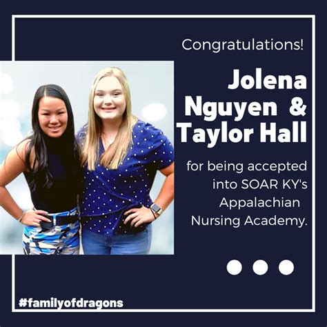 Two Harlan Independent Students Accepted To Soar Kys Nursing Academy