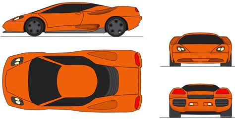 Car Blueprint Lamborghini