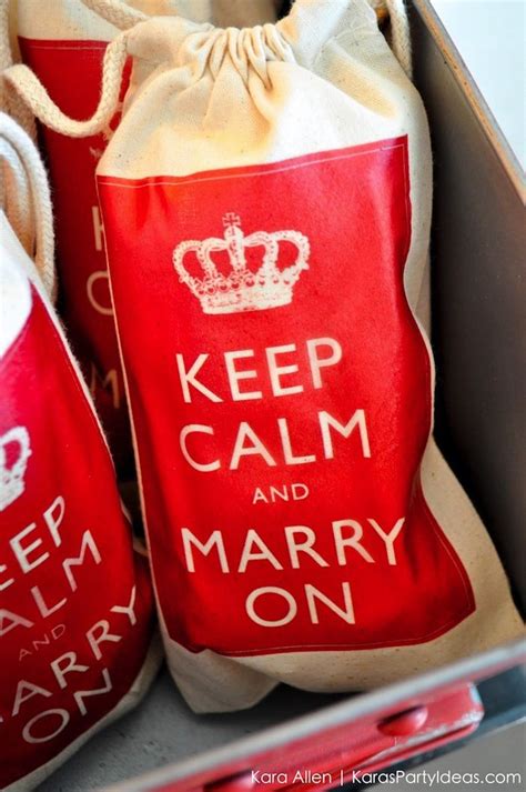Karas Party Ideas Keep Calm And Marry On Bridal Shower Karas Party Ideas