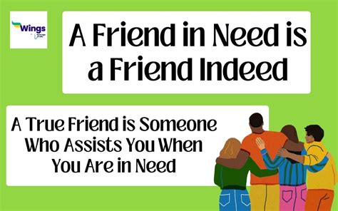 A Friend In Need Is A Friend Indeed Idiom Meaning Examples Synonyms