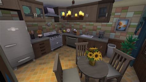 ~ Cottage Kitchen 👨‍🍳🍲 The Sims 4 Speed Build Skysimmer 🌻 Youtube