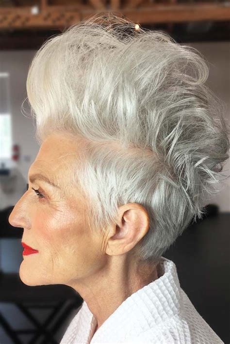Get inspired for your next cut with these a short cut like emma thompson's can achieve flattering fullness by being blown out with a round christie's iconic blonde hair is known for length and fullness, but we especially love the retro. 80 Stylish Short Hairstyles For Women Over 50 | Older ...