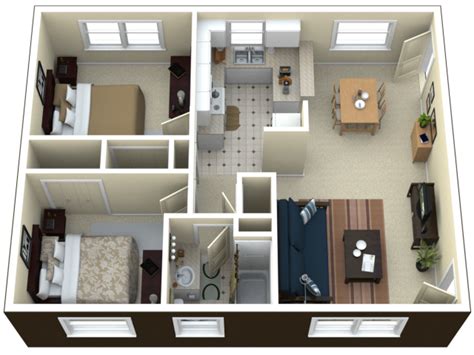 2 Bedroom Apartment Blueprints Home Design Ideas