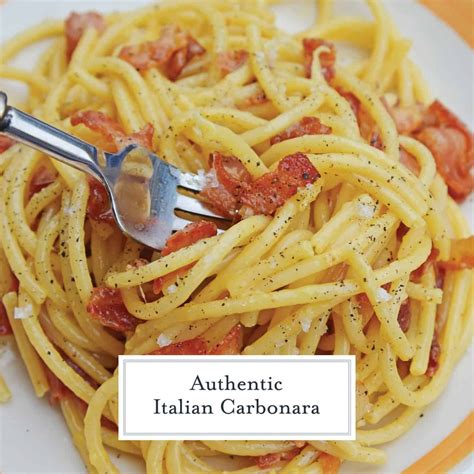 Easy Authentic Carbonara Recipe Authentic Carbonara Just Like Rome