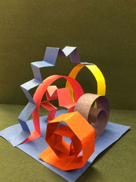 3d Sculpture Paper Art Sculpture Kindergarten Art Elementary Art