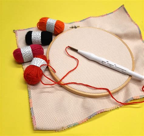 Punch Needle Kit With Illustrated Instructions Rico Brand Etsy