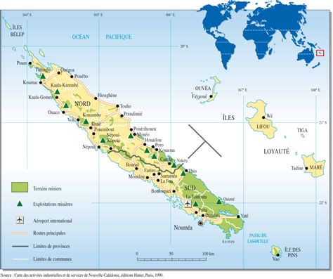 Vanuatu , iles fidji, ile salomon, tonga , wallis et futuna et tuvalu. Nouvelle calédonie carte du monde | Arts et Voyages