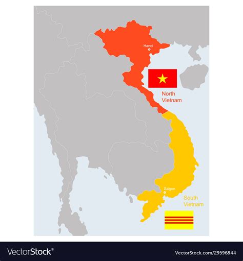 Nedostatek Republika Sedlo North And South Vietnam Map T Icet Neplatn