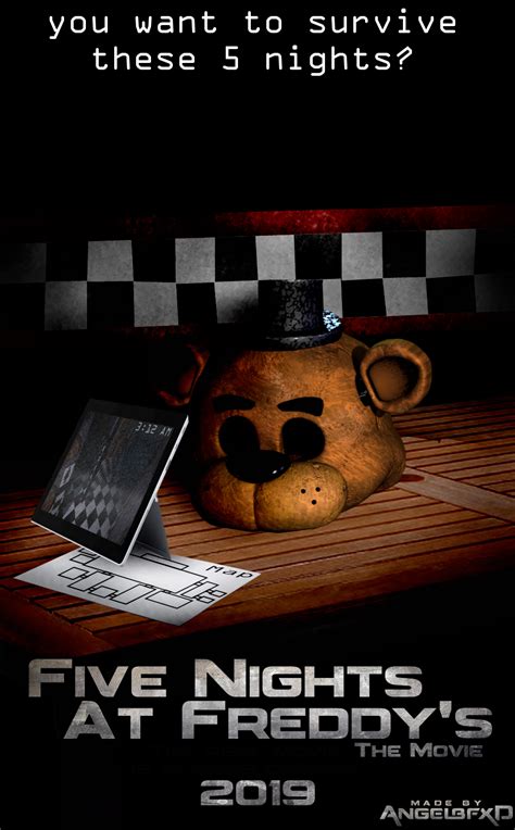 Five Nights At Freddys Movie Poster 1 By Angelbfxd On Deviantart