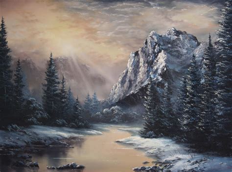 Pin By Marea Hippy On My Doodling Kevin Hill Paintings Bob Ross