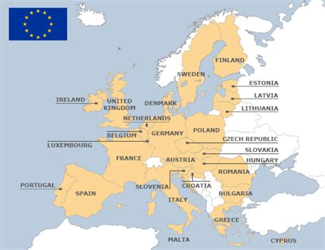 Europe map by googlemaps engine: European Union maps - BBC News
