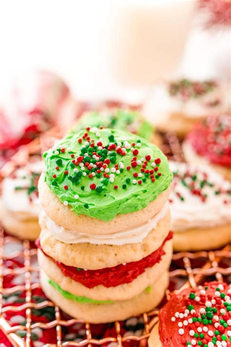Soft Christmas Sugar Cookies Recipe Sugar And Soul