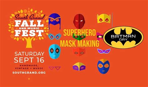 batman day fall fest superhero mask making apotheosis comics and lounge st louis september 16