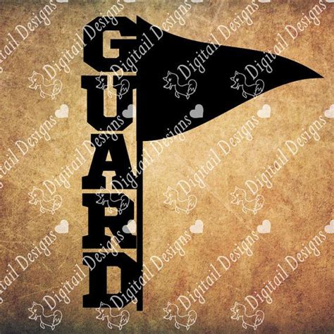 Color Guard Marching Band Svg Dxf Png Eps Fcm Ai Etsy Color Guard
