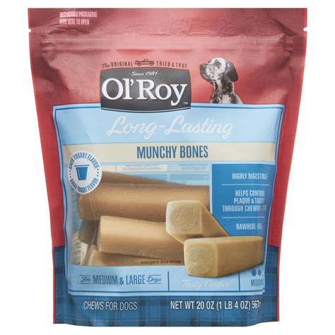 Ol Roy Munchy Bone Dog Treats Greek Yogurt 20 Oz 7 Count
