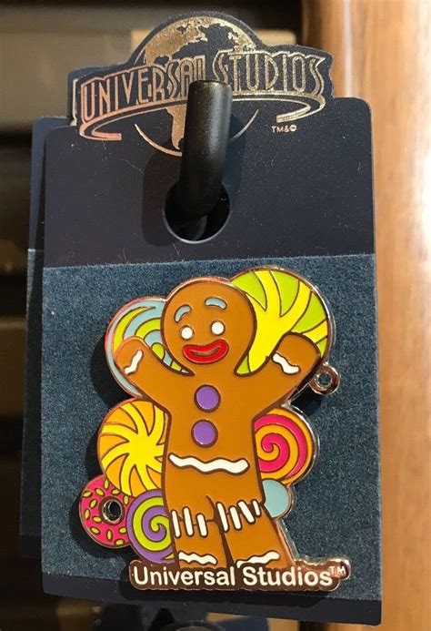 Universal Studios Exclusive Shrek Gingy Gingerbread Man Metal Trading Pin