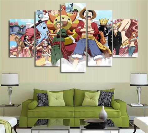 Be your own interior decorator as you browse thousands of amazing wall art prints. Aliexpress.com : Buy 5 Panels Wall Art Anime One Piece ...