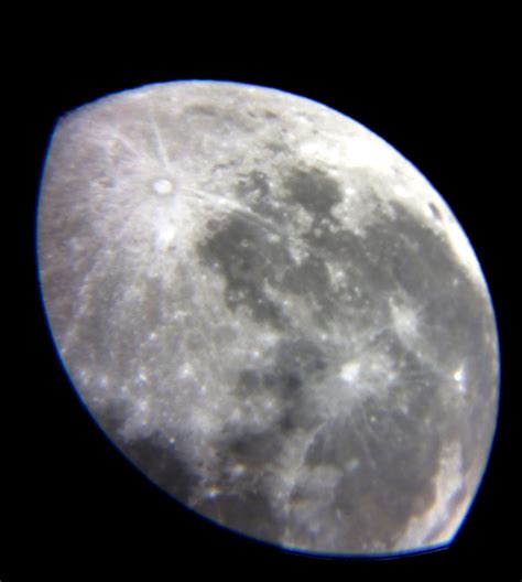 Moon Through Telescope
