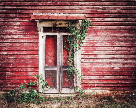 Red Door On Barn Photograph By Jennifer Rigsby Fine Art America