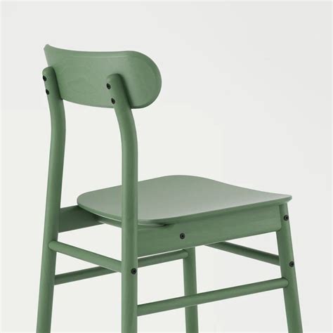Lime green leather dining chair ikea leather dining room. RÖNNINGE Chair, green - IKEA in 2020 | Green chair, Leather dining chairs, Chair