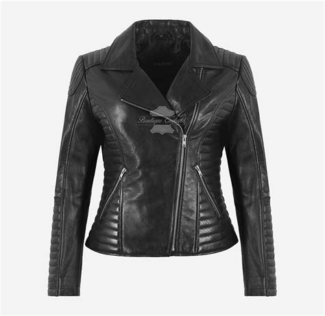 Womens Leather Biker Jackets Boutique England