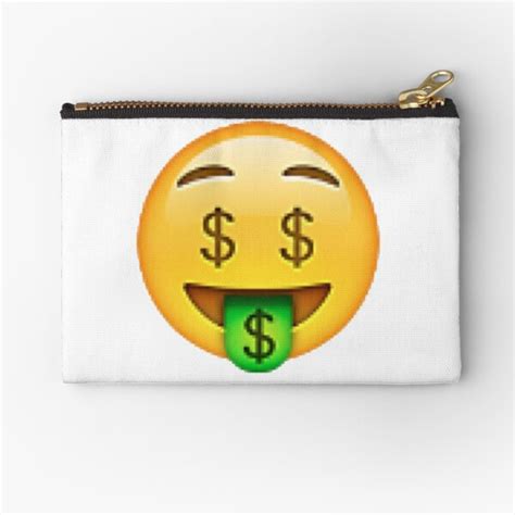 Money Emoji Zipper Pouch For Sale By Victoriab 123 Redbubble