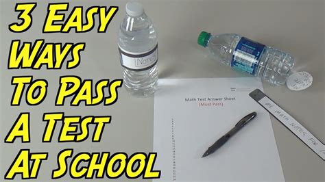 3 Smart Ways You Can Pass A Hard Test School Hacks Nextraker Youtube