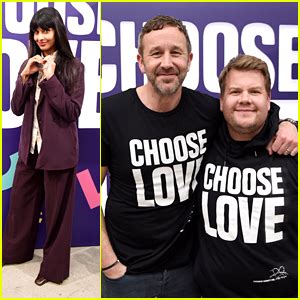James Corden Jameela Jamil More Step Out For Choose Love Launch In La Chris O Dowd