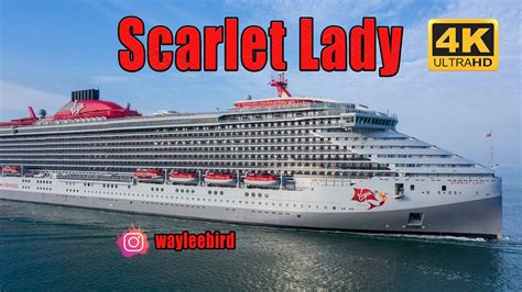 Scarlet Lady Is A Cruise Ship Operated By Virgin Voyages Youtube