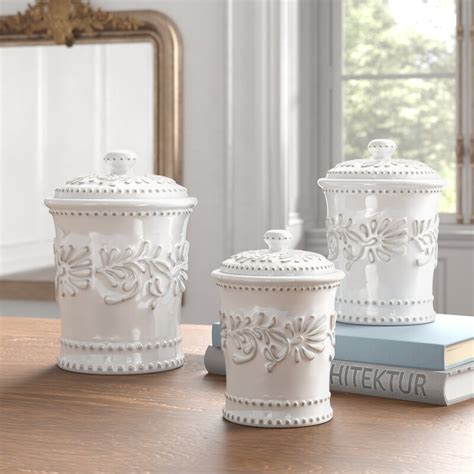 Ceramic Canister Sets For Kitchen Red The Pioneer Woman Country