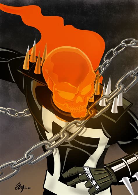 Artstation Ghost Rider Marvel Comics