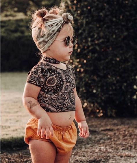 Perfect Little Hippie Baby Hippie Baby Girl Boho Baby Girl Hippie
