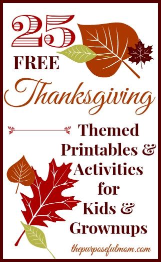 Search through 623,989 free printable colorings at getcolorings. 25 Free Thanksgiving Themed Printables for Kids and Grownups