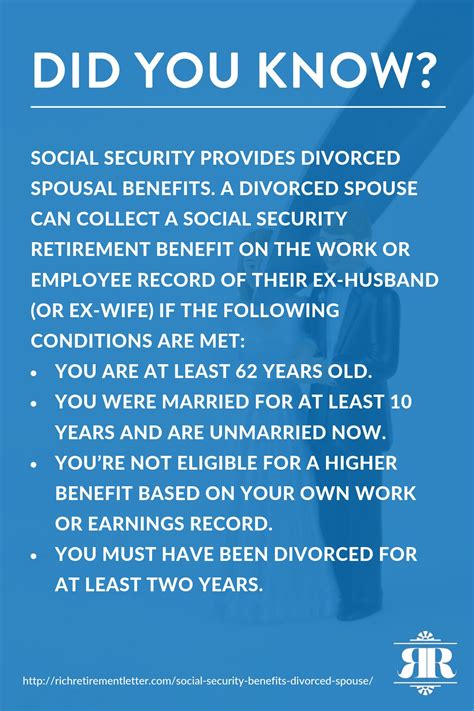 Things To Know About Social Security Benefits For Divorced Spouses