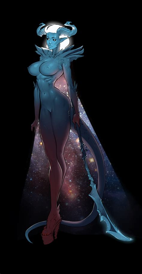 Space Demon Girl By Zionalexiel Hentai Foundry