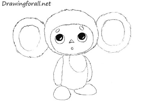 How To Draw Cheburashka